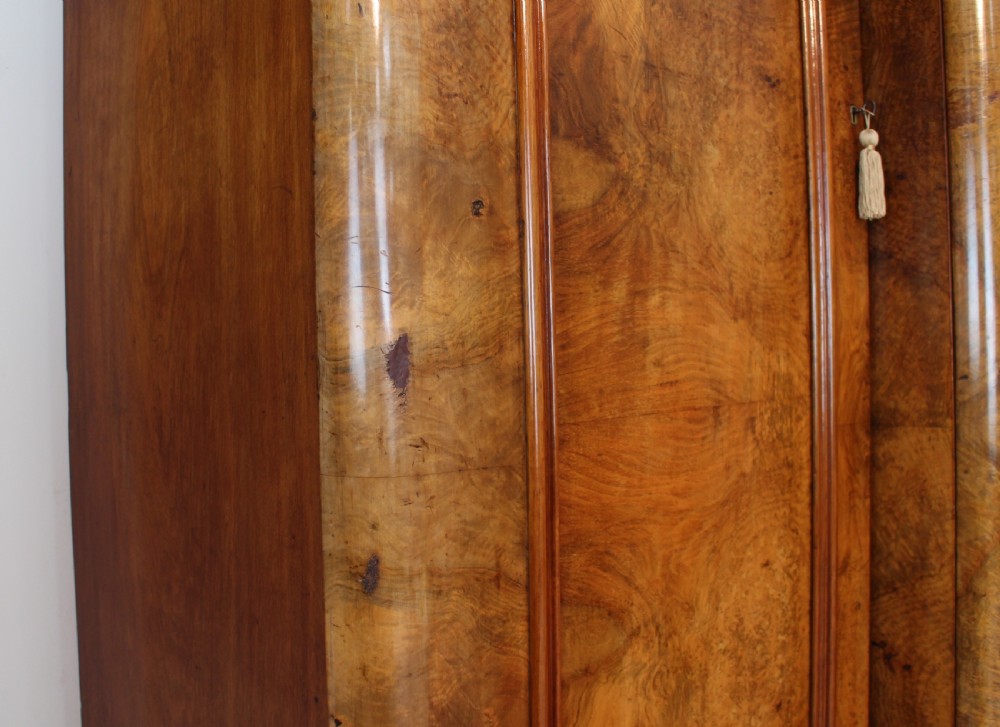 Victorian Walnut Breakfront Fitted Wardrobe View XVII