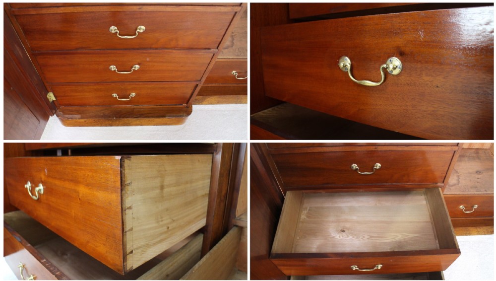 Victorian Walnut Breakfront Fitted Wardrobe View XXIII