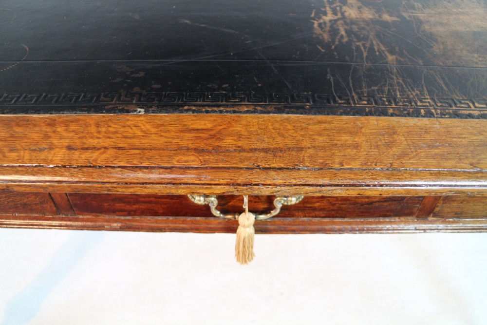 Victorian Oak 5ft Partner’s Writing Table by James Shoolbred, London View XXIV