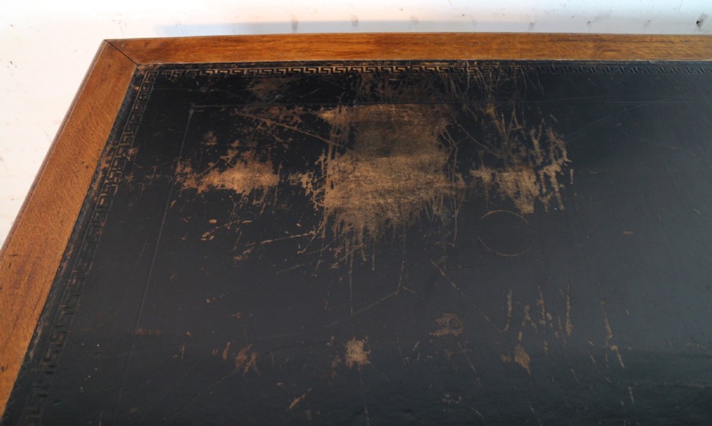 Victorian Oak 5ft Partner’s Writing Table by James Shoolbred, London View XXVIII