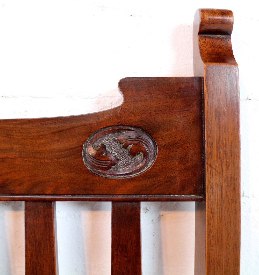 Set of Twelve Arts & Crafts Walnut Dining Chairs, Attributed to Shapland & Petter (12) View XXIV