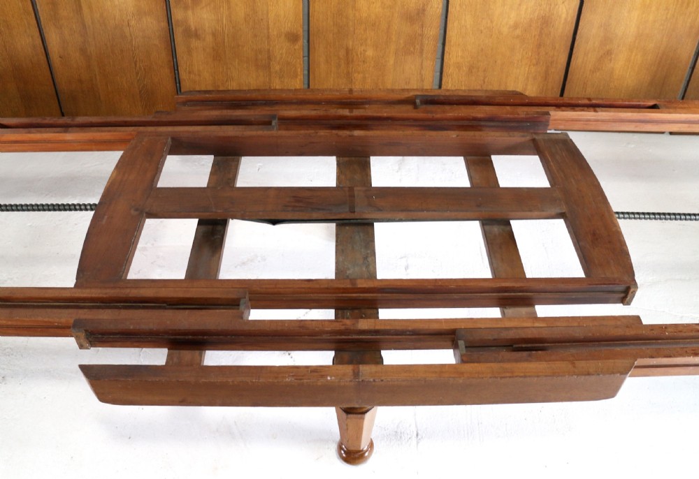 Early Victorian Extra Wide 20ft Oak Extending Dining Table & 7 Leaves View XVI