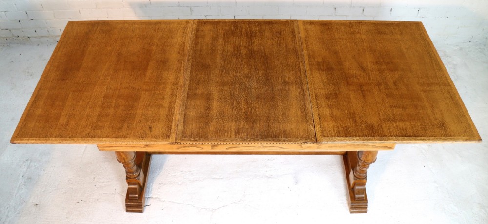 Art Deco Oak Dining Suite, c.1930 View IX
