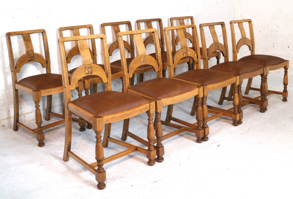 Art Deco Oak Dining Suite, c.1930 View XX