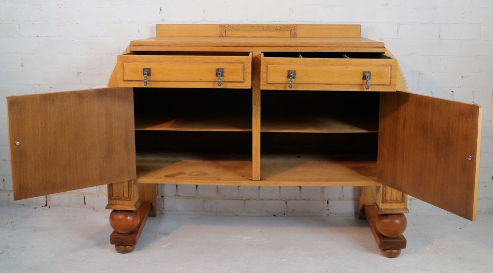 Art Deco Oak Dining Suite, c.1930 View XXI