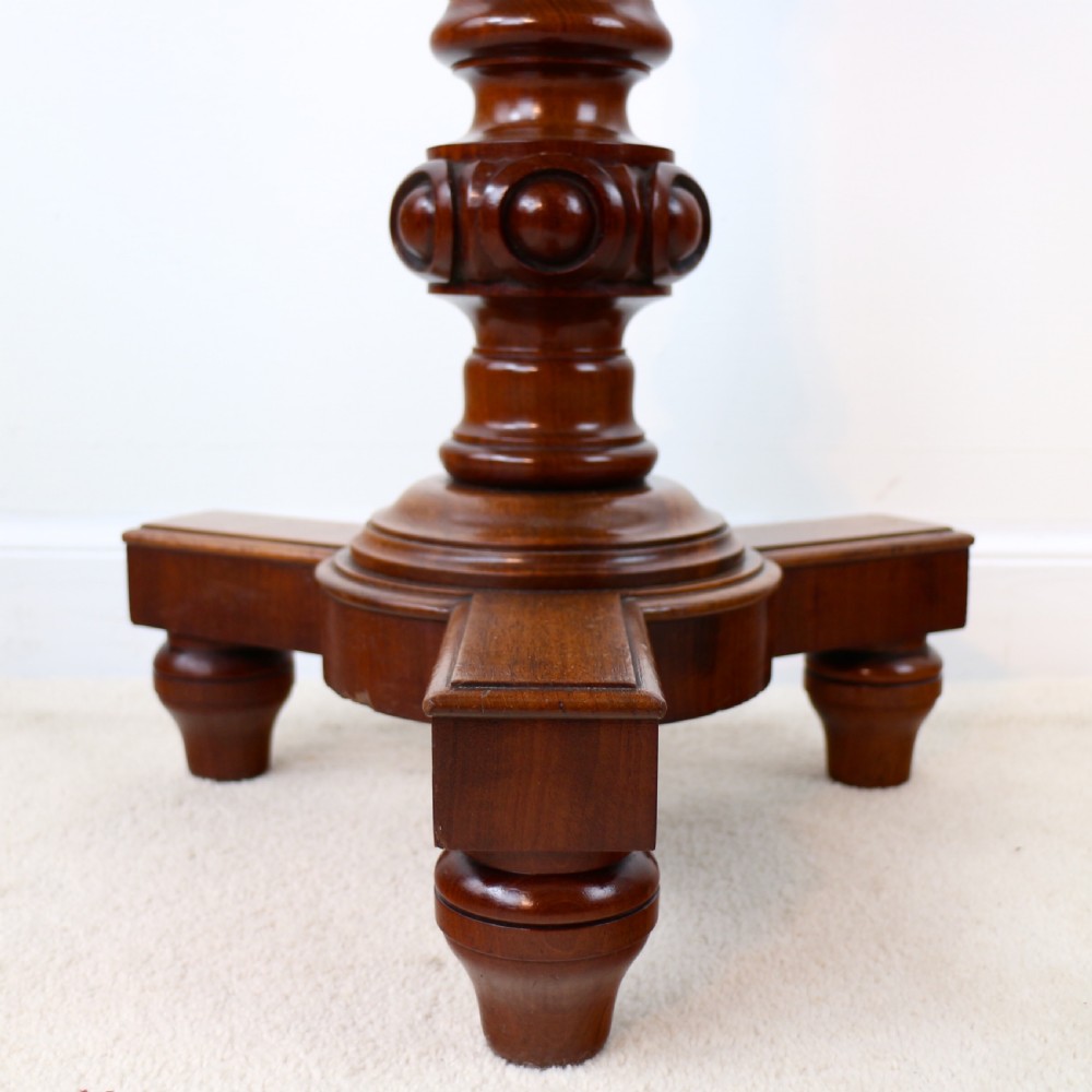 Antique Pollard Oak Inlaid Specimen Chess Top Occasional Games Table View XXIII