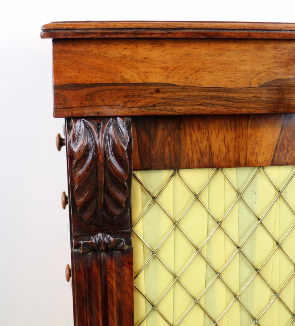 Regency Rosewood Slide Top Davenport Desk View IX