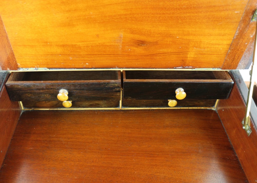 Regency Rosewood Slide Top Davenport Desk View XXV