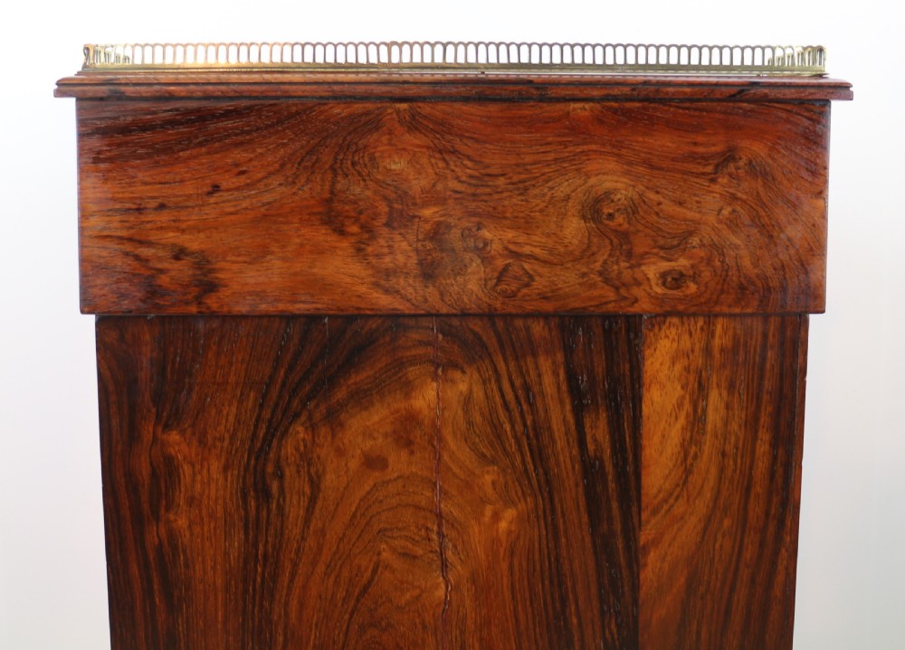 Regency Rosewood Slide Top Davenport Desk View XXIX