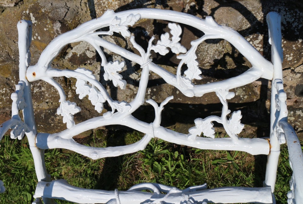 A Victorian Cast Iron Serpent & Twig Pattern Garden Seat or Bench, circa 1860 View VI