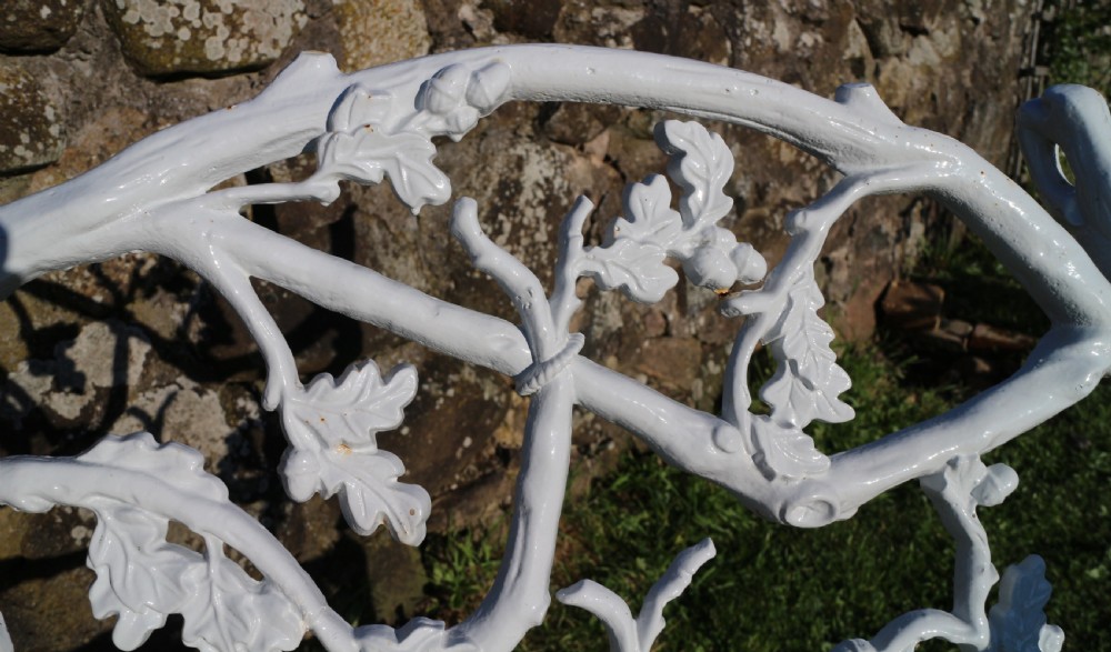 A Victorian Cast Iron Serpent & Twig Pattern Garden Seat or Bench, circa 1860 View VII