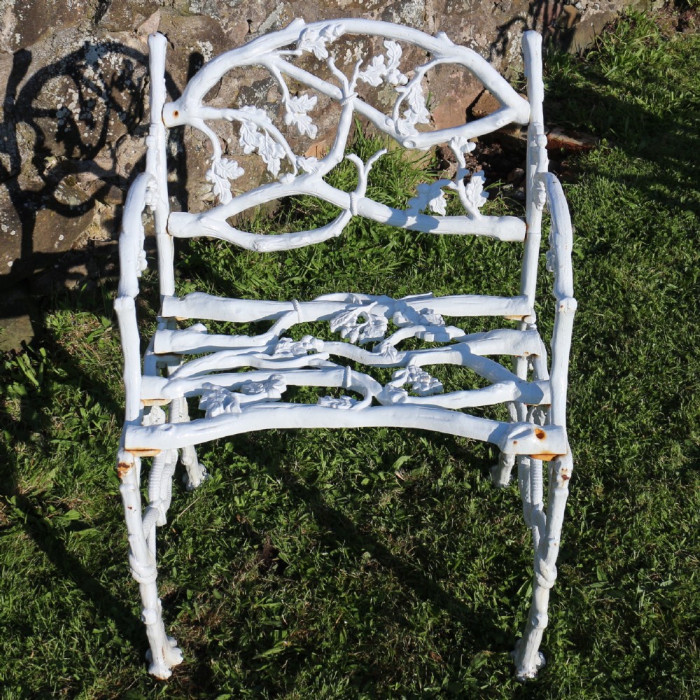 A Victorian Cast Iron Serpent & Twig Pattern Garden Seat or Bench, circa 1860 View VIII