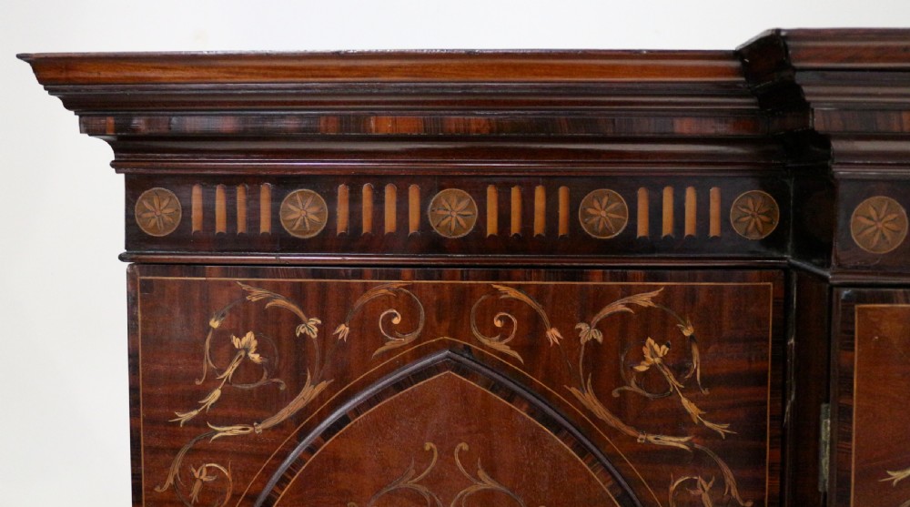 19th Century Mahogany & Marquetry Fitted Wardrobe by Edwards & Roberts of London View XVI