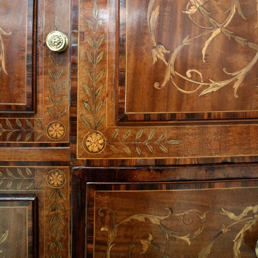 19th Century Mahogany & Marquetry Fitted Wardrobe by Edwards & Roberts of London View XXIV