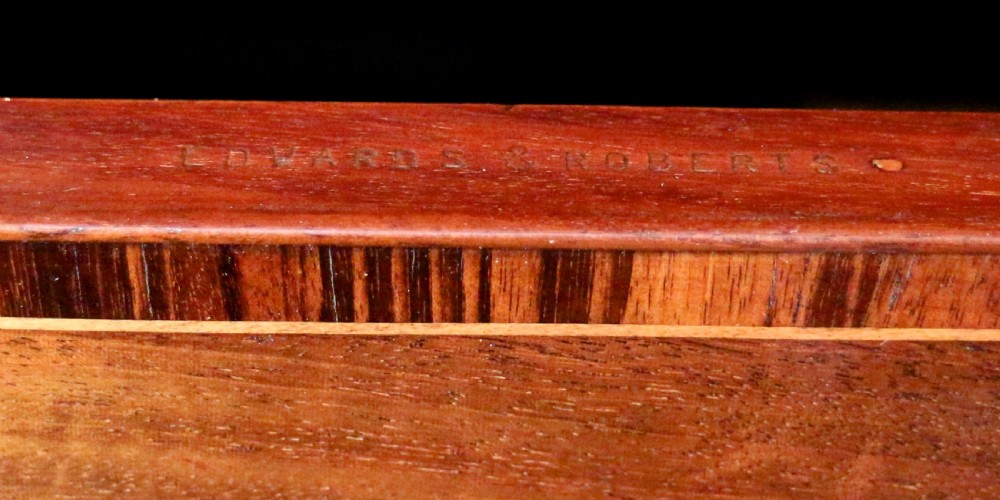 19th Century Mahogany & Marquetry Fitted Wardrobe by Edwards & Roberts of London View XXVII