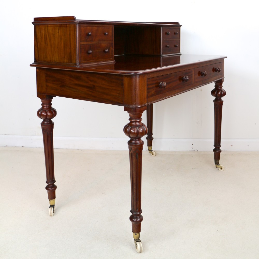Victorian Mahogany Writing Table by Heal’s of London View III