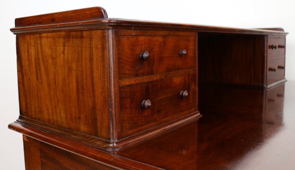 Victorian Mahogany Writing Table by Heal’s of London View IX