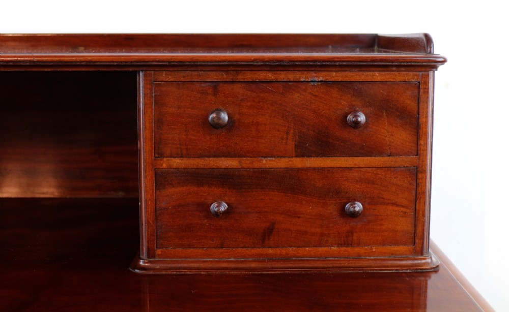 Victorian Mahogany Writing Table by Heal’s of London View XII