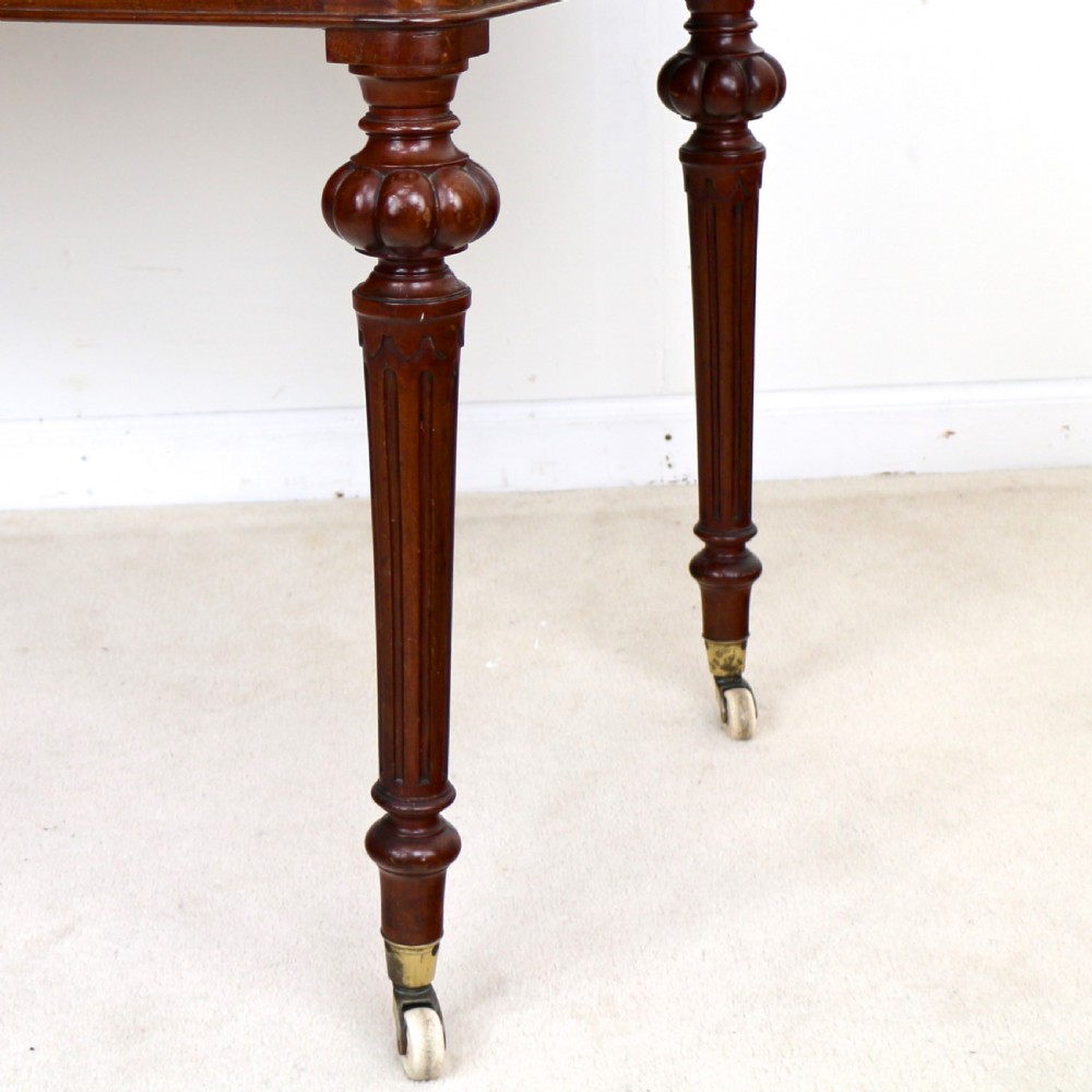 Victorian Mahogany Writing Table by Heal’s of London View XV