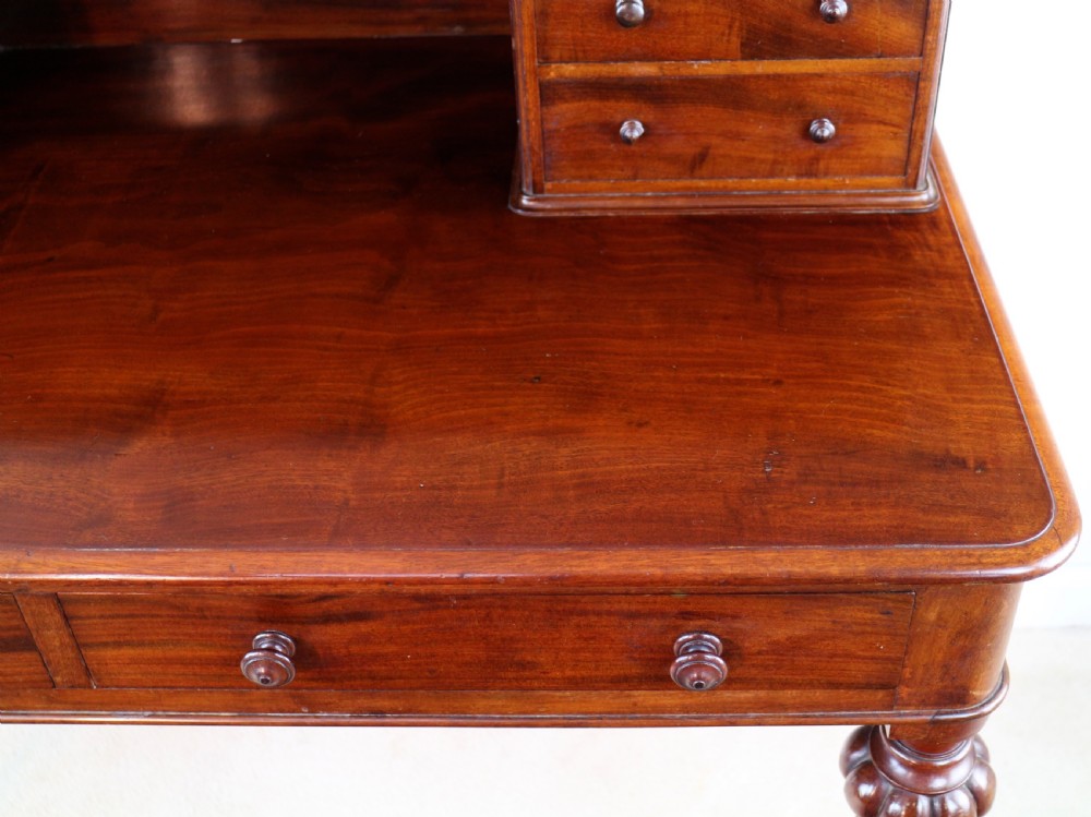 Victorian Mahogany Writing Table by Heal’s of London View XVI