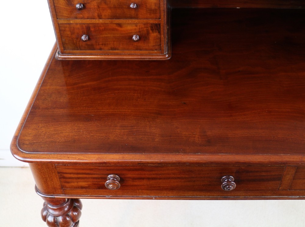 Victorian Mahogany Writing Table by Heal’s of London View XIX