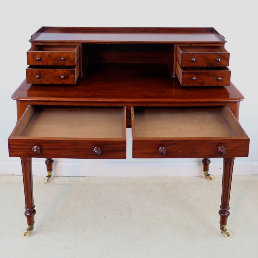 Victorian Mahogany Writing Table by Heal’s of London View XXI