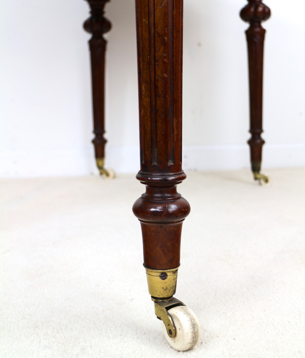Victorian Mahogany Writing Table by Heal’s of London View XXVI