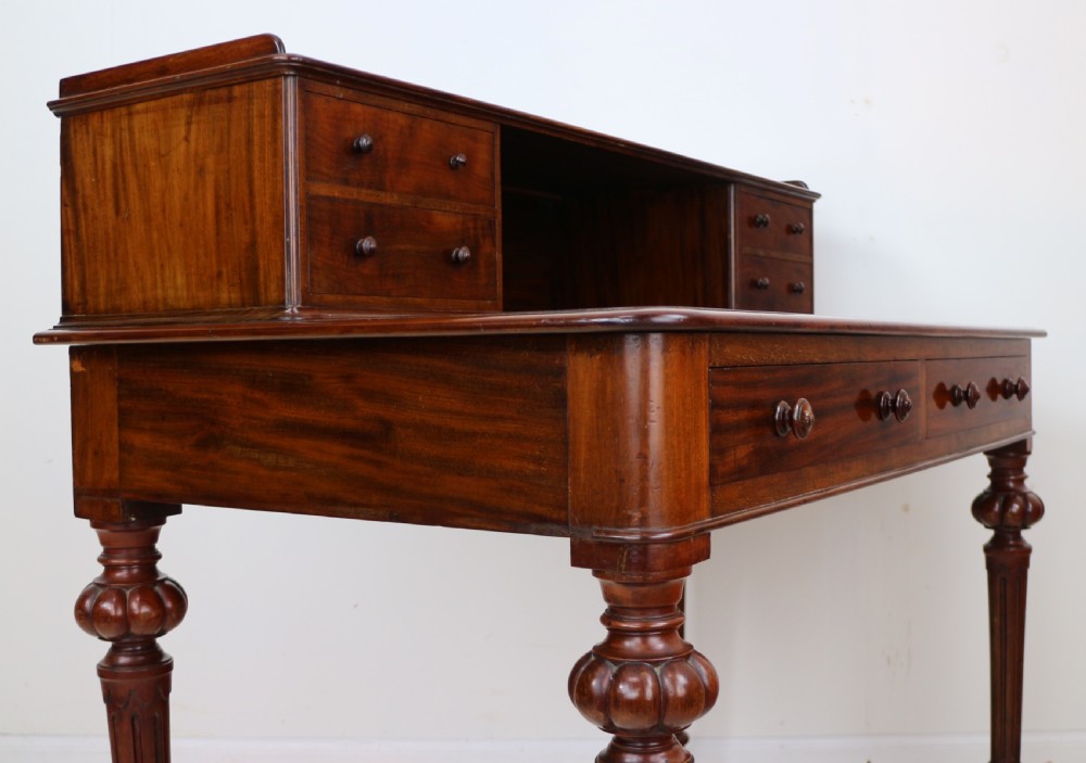 Victorian Mahogany Writing Table by Heal’s of London View XXVII
