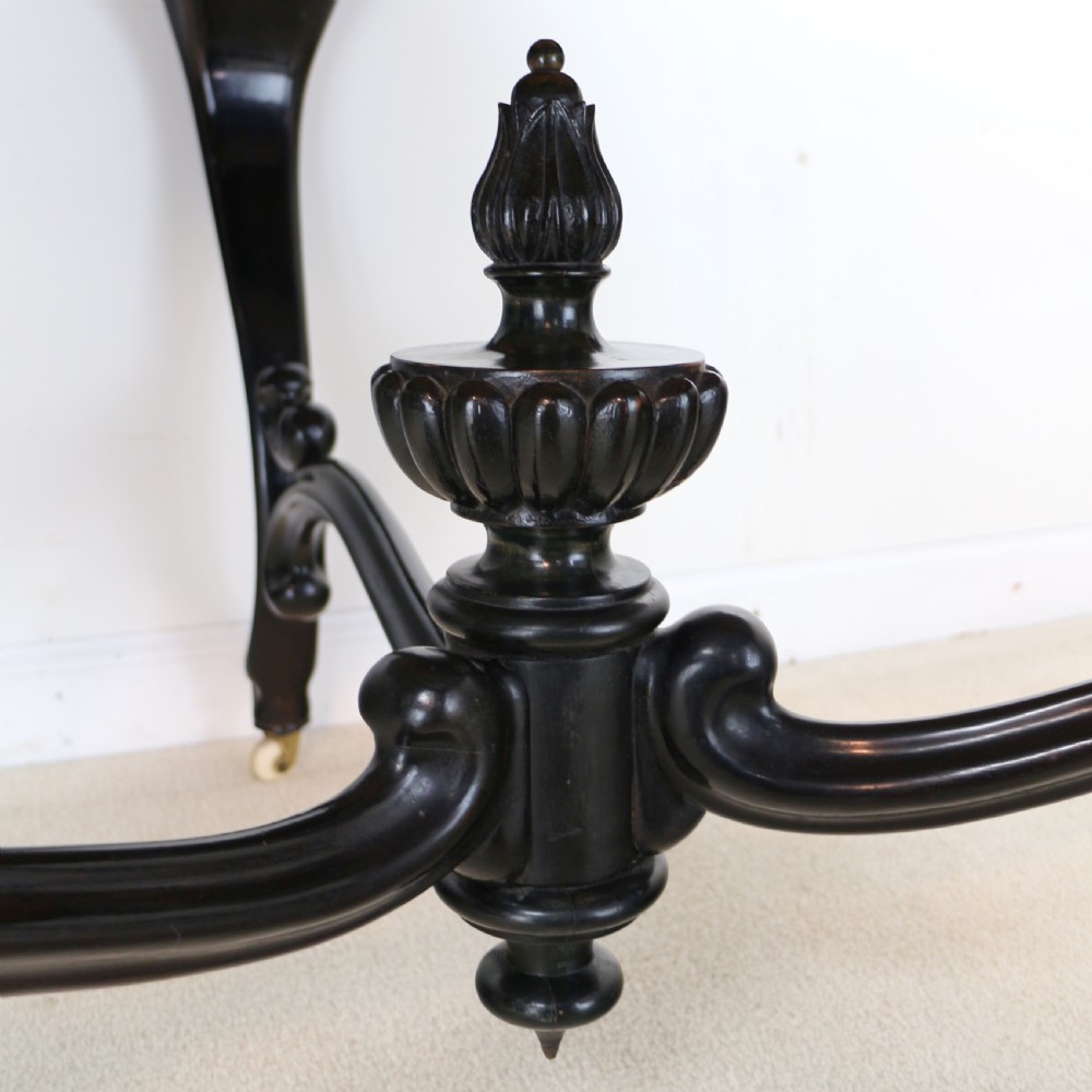 Victorian Marquetry Inlaid Circular Centre Table View VIII
