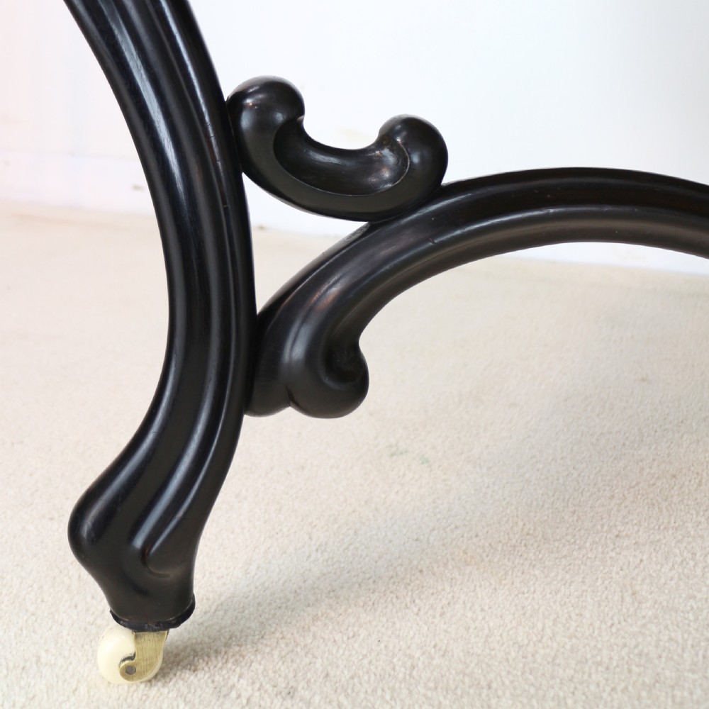 Victorian Marquetry Inlaid Circular Centre Table View IX