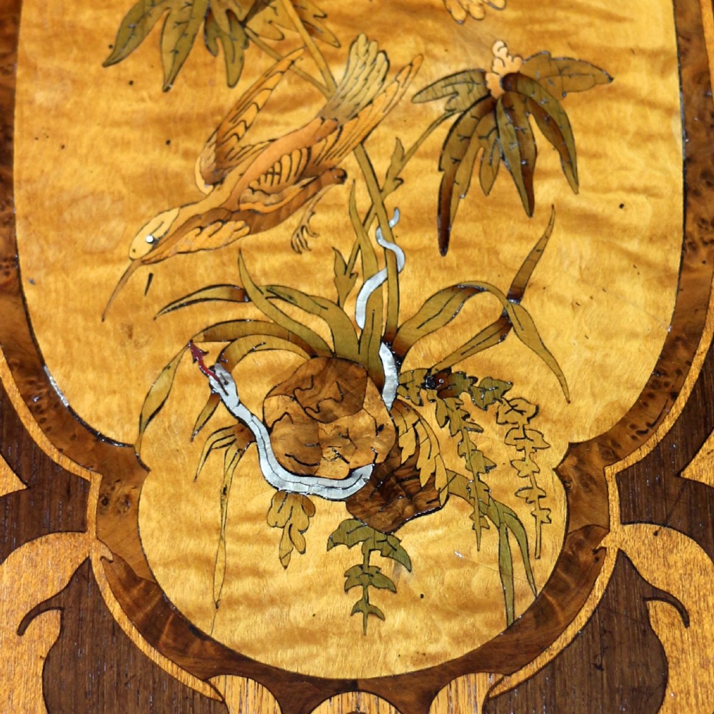 Victorian Marquetry Inlaid Circular Centre Table View XXIII