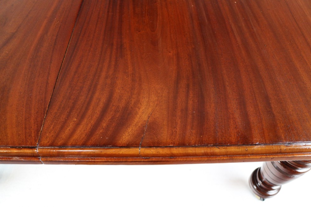 Maple & Co Victorian Mahogany Extending Dining Table with Three Leaves View XXIX