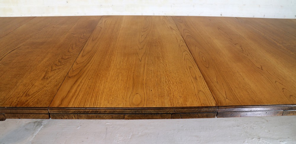 Edwards & Roberts Victorian Oak Extending Dining Table & 7 Leaves, 20ft, seats up to 22-24 View XXV