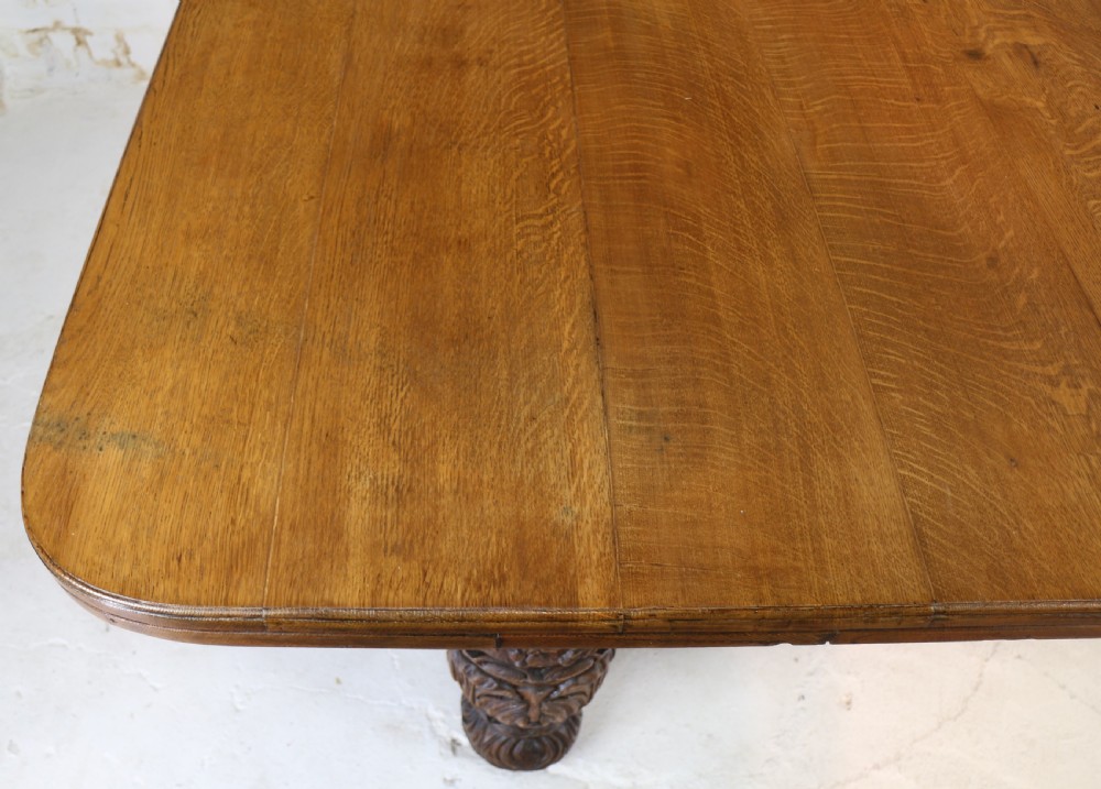 Edwards & Roberts Victorian Oak Extending Dining Table & 7 Leaves, 20ft, seats up to 22-24 View XXVI
