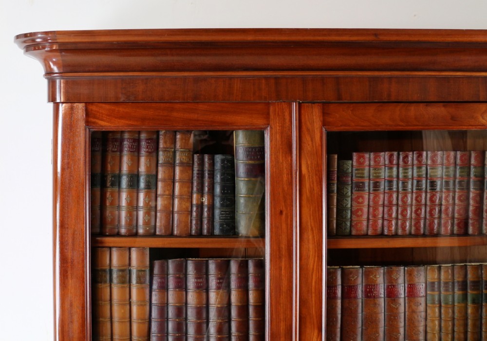 Victorian Mahogany Three Door Bookcase View VI