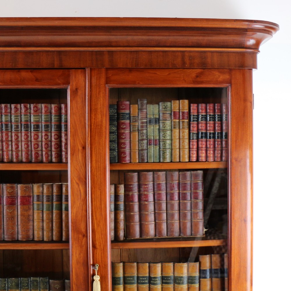 Victorian Mahogany Three Door Bookcase View VII
