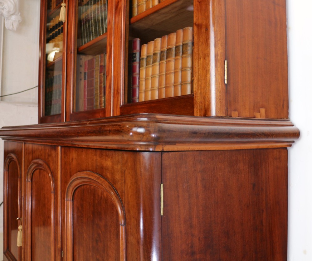 Victorian Mahogany Three Door Bookcase View XIX