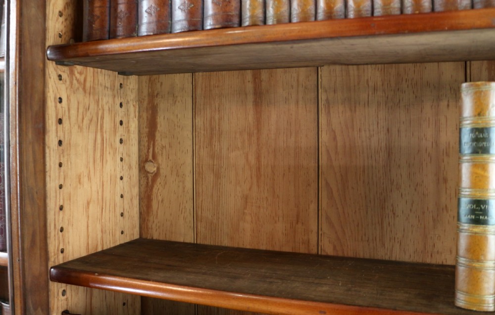 Victorian Mahogany Three Door Bookcase View XXII