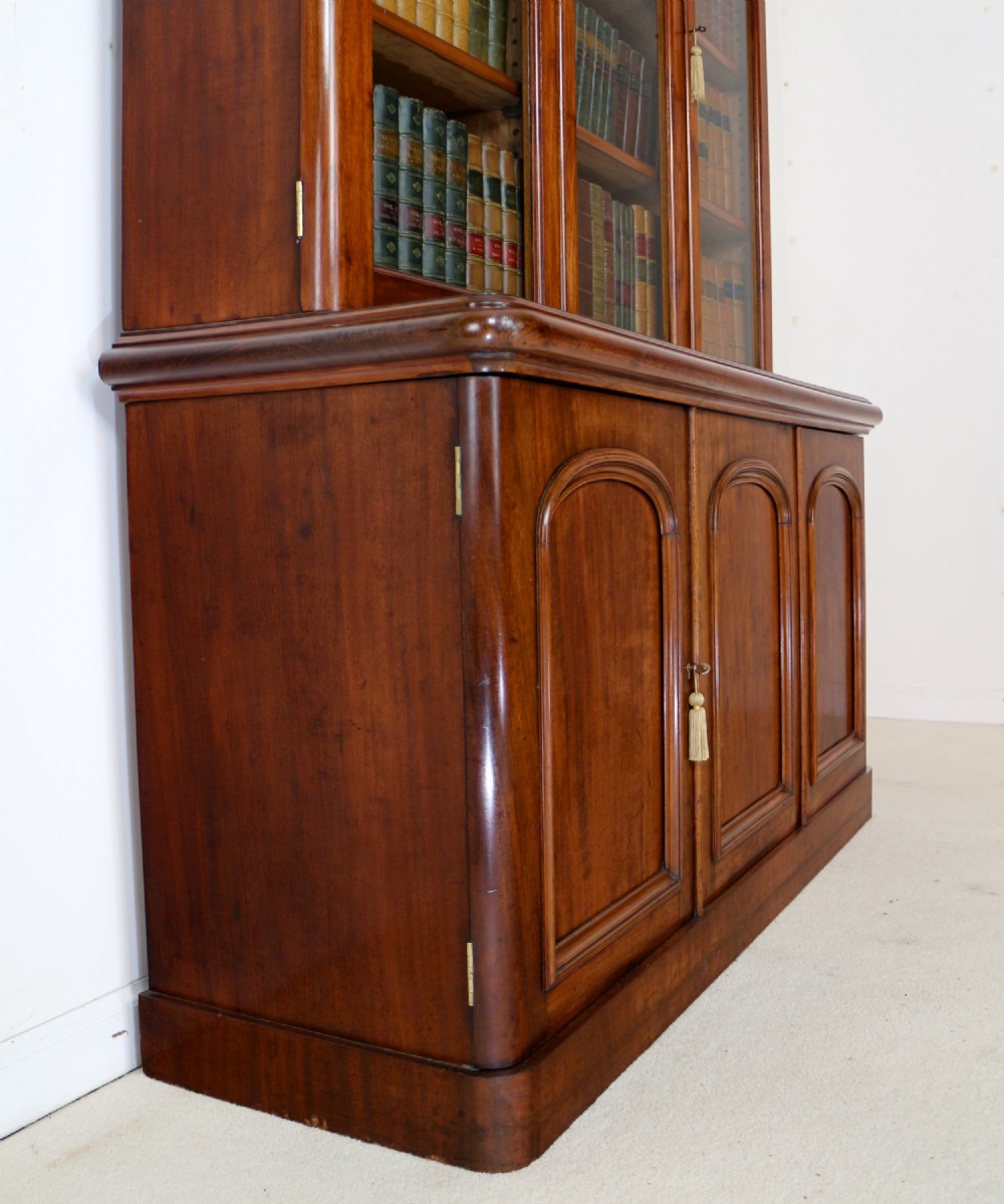 Victorian Mahogany Three Door Bookcase View XXIV