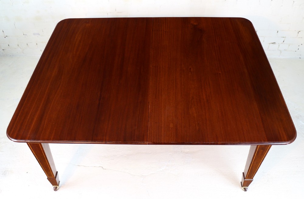 Antique Mahogany Extending Dining Table with Four Leaves & Leaf Holder by James Garvie & Sons, Aberdeen View XVIII