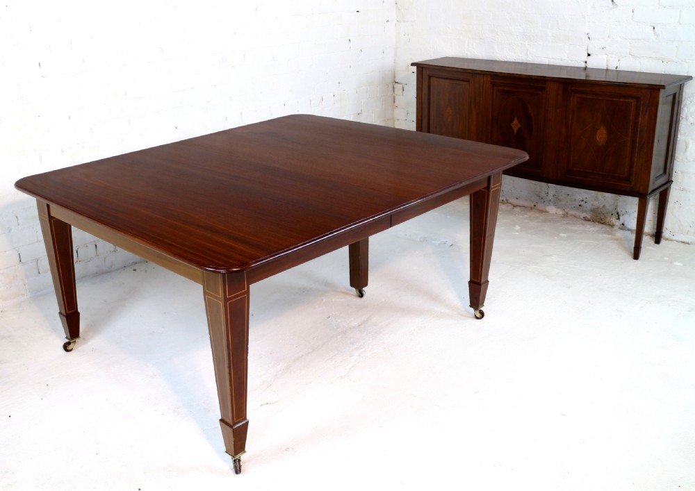 Antique Mahogany Extending Dining Table with Four Leaves & Leaf Holder by James Garvie & Sons, Aberdeen View XXVII