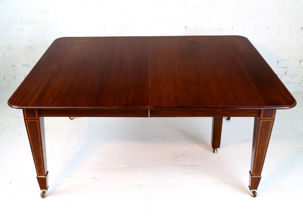 Antique Mahogany Extending Dining Table with Four Leaves & Leaf Holder by James Garvie & Sons, Aberdeen View XXX