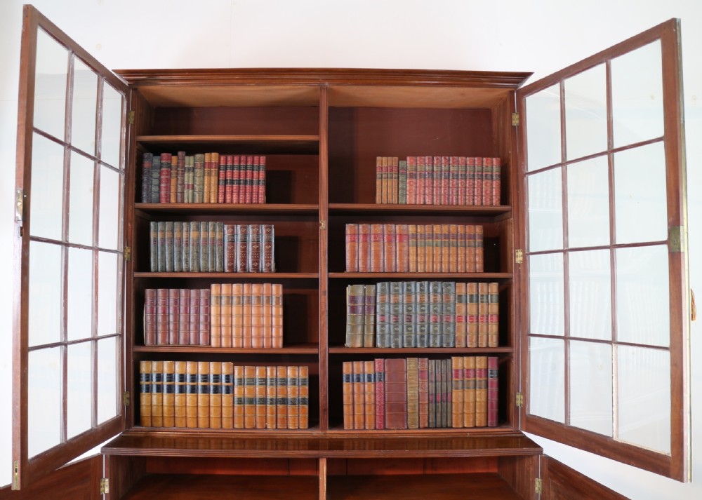 Regency Mahogany Bookcase Cabinet View XVII