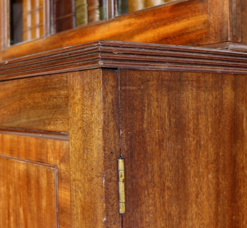 Regency Mahogany Bookcase Cabinet View XXII