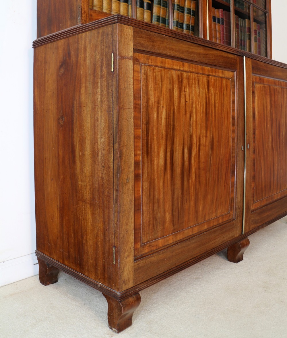 Regency Mahogany Bookcase Cabinet View XXVIII