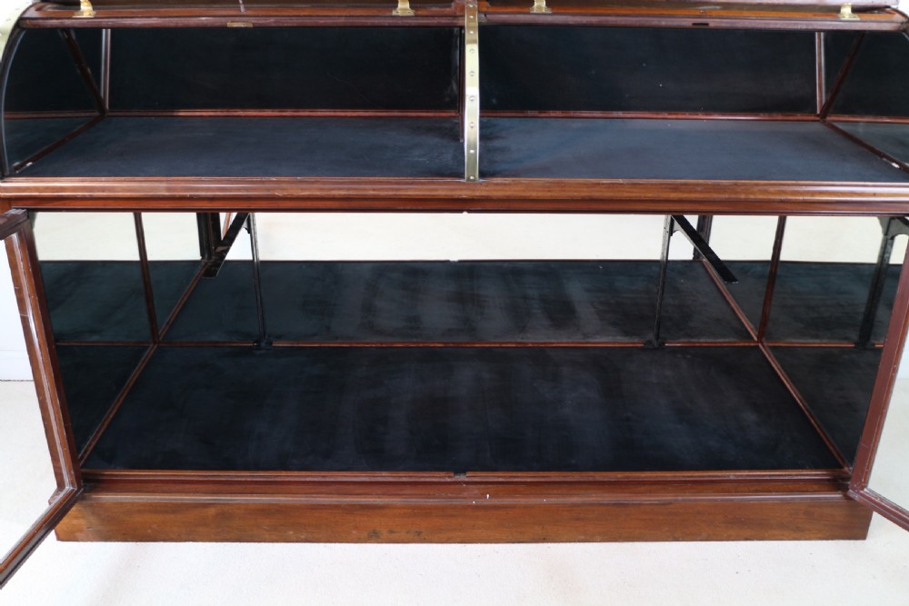 Victorian Mahogany Shop or Jewellery Display Cabinet View XVI