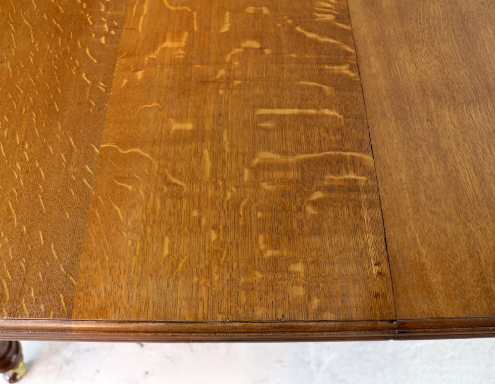 Victorian Oak Extending Dining Table & 3 Leaves, 10ft/seats 12 View XXVII