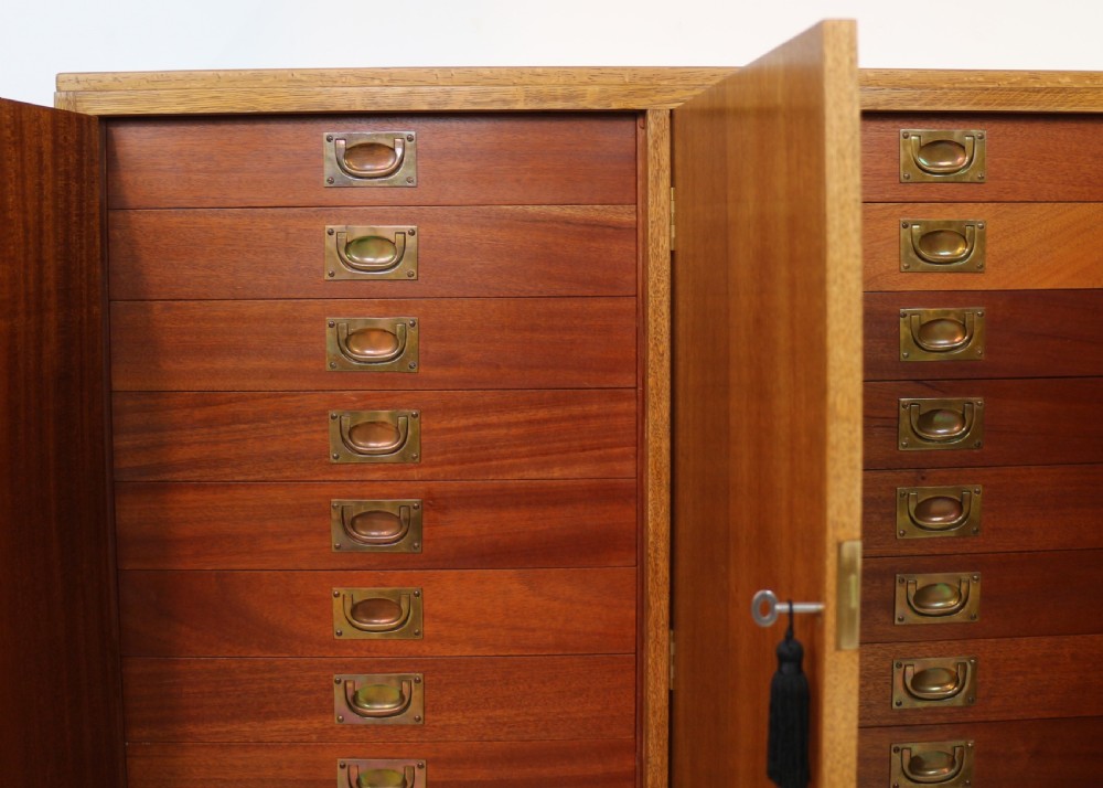 Oak and Mahogany Museum Collector’s Cabinet, c.1930 View XXI