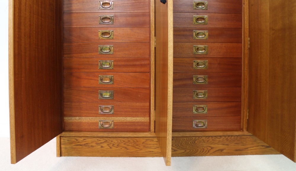 Oak and Mahogany Museum Collector’s Cabinet, c.1930 View XXIV