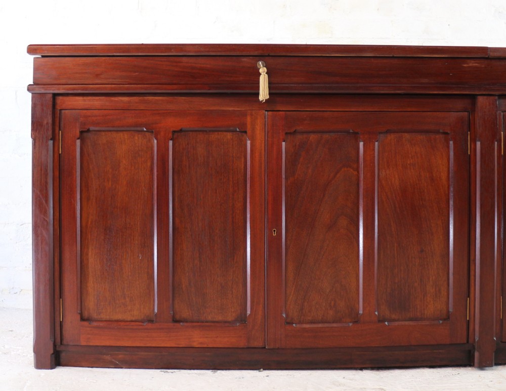 Victorian Mahogany Museum Specimen or Collectors Cabinet View V